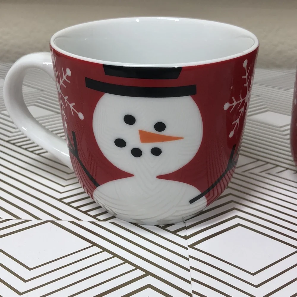 Crate&Barrel Christmas mugs